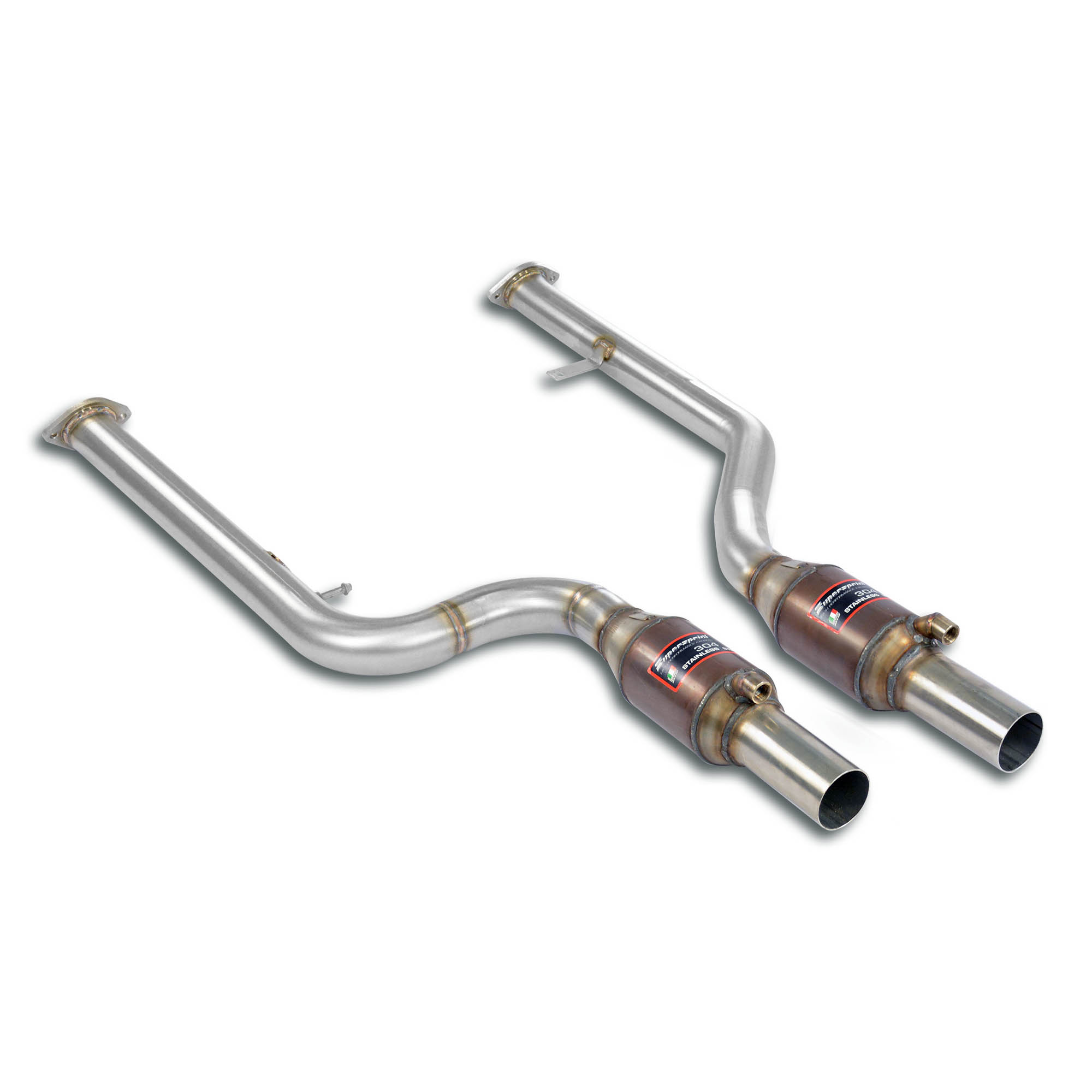 Tubo anteriore con catalizzatore metallico destro - sinistro